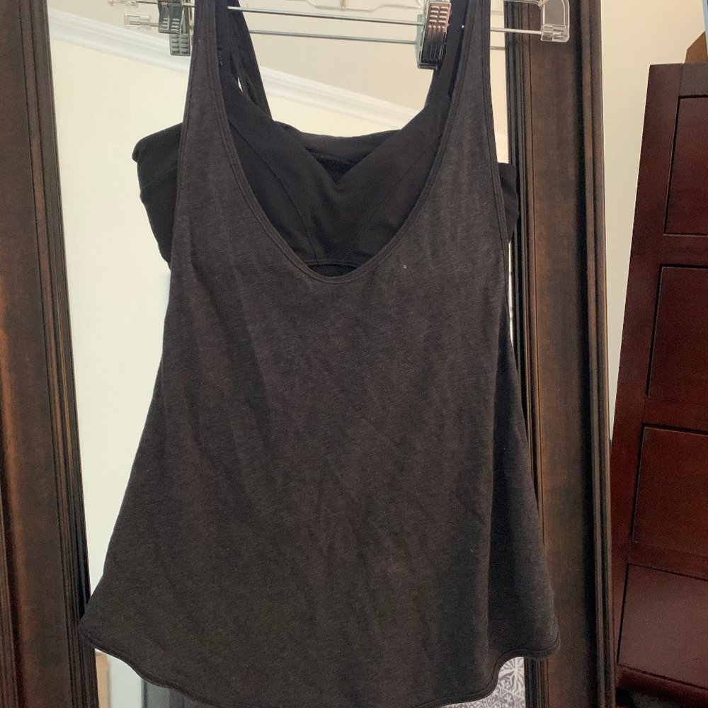 Lululemon Cross-Back Sports Bra and Shirt